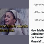 Paneer Butter Masala Trending! Funny Memes Go Viral After Govt Declares GST on Daily Use Items