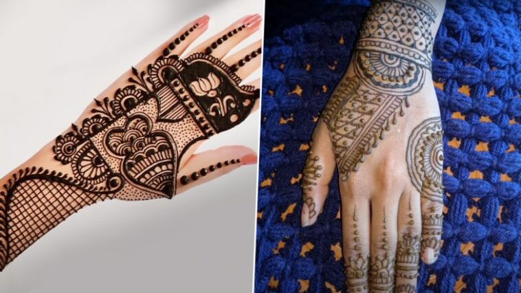 Tulsi Vivah 2022 Mehndi Designs: Unique Tulasi Kalyanam Mehendi Ideas and Henna Styles To Celebrate the Ceremonial Wedding of The Holy Basil (Watch Movies)