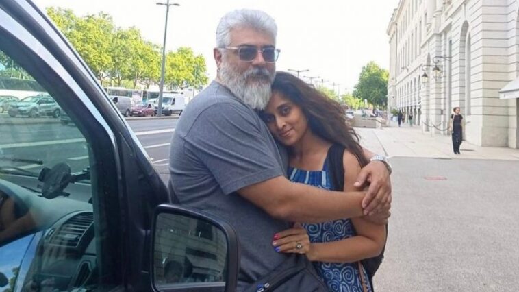 Ajith Kumar and Wife Shalini Look Madly in Love As They Pose For Romantic Pic in France! - OKEEDA
