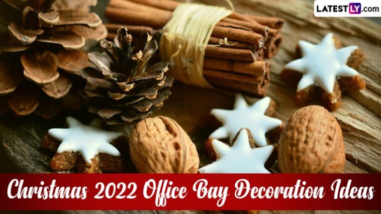 Christmas 2022 Office Bay Decoration Ideas: From Snowflakes to Pine Cones, Best Ideas To Light Up Your Office for the Holiday Season