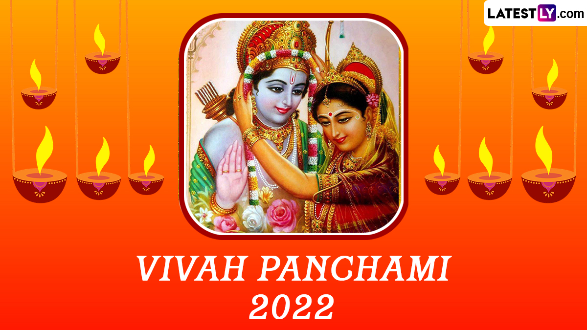 Vivah Panchami 2022 Images and HD Wallpapers for Free Download On-line: Messages, Wishes and SMS To Celebrate the Wedding of Shri Ram & Devi Sita