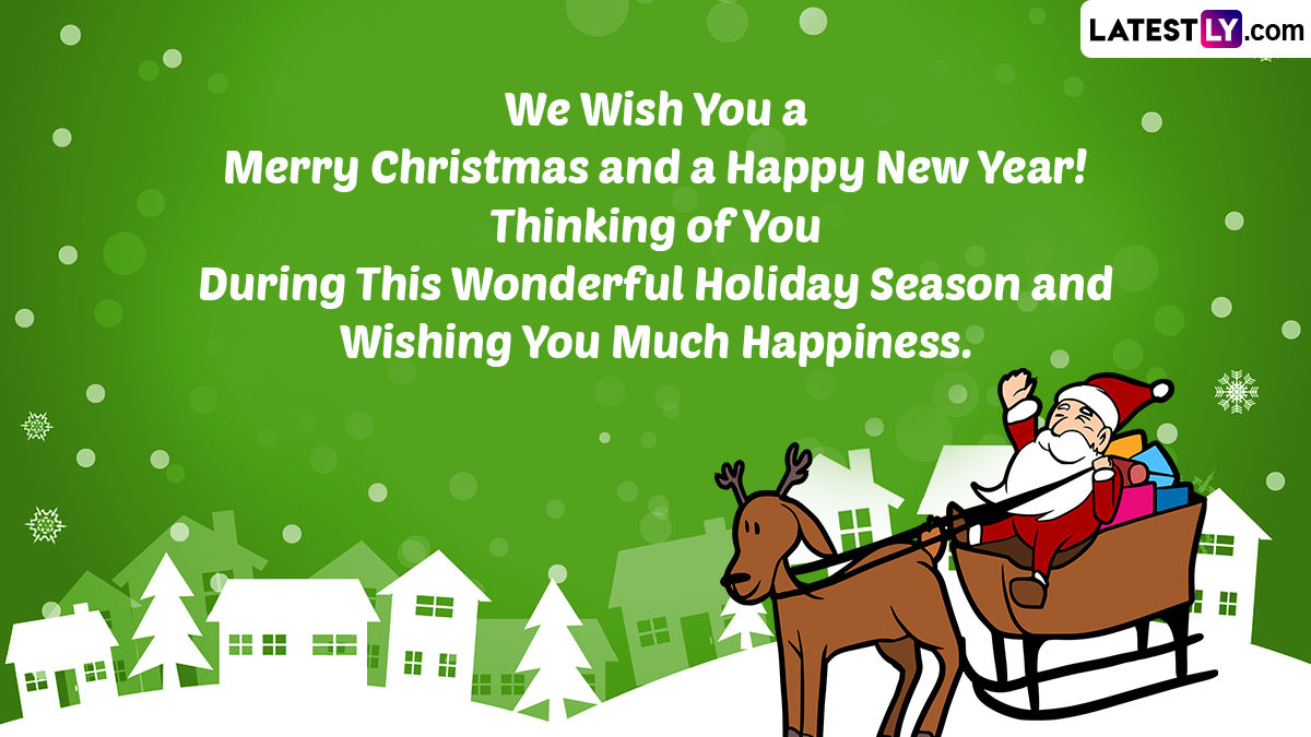 Merry Christmas 2022 Wishes and Messages: Share WhatsApp Messages, Santa Claus Images and HD Wallpapers, and Xmas Quotes and SMS
