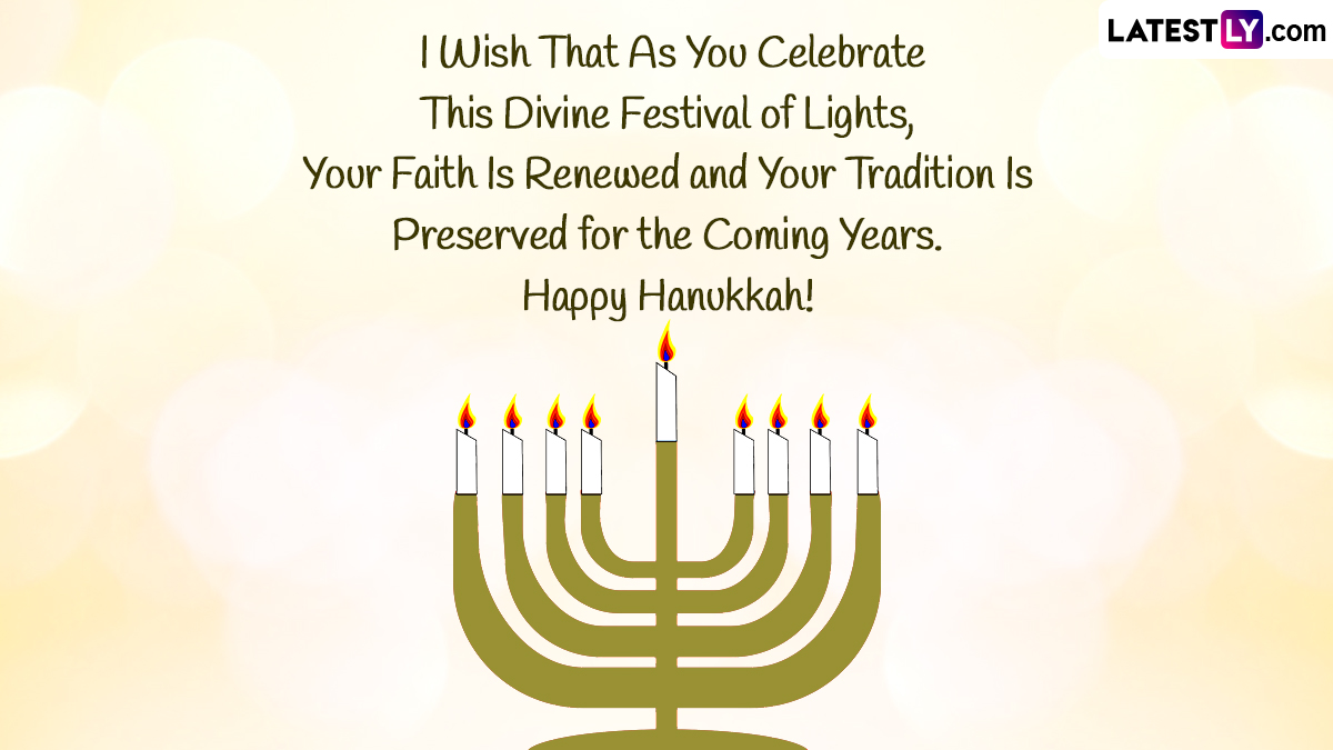 Hanukkah 2022 Messages and Greetings: Share Needs, Pictures, HD Wallpapers and SMS on the Jewish Festival of Lights