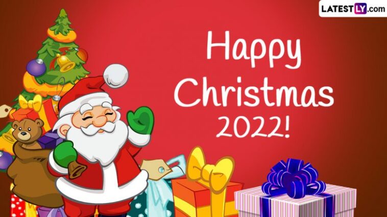 Merry Christmas Images & Xmas 2022 HD Wallpapers for Free Download On-line: Share Happy Holidays Greetings, GIFs and Wishes With Family and Friends