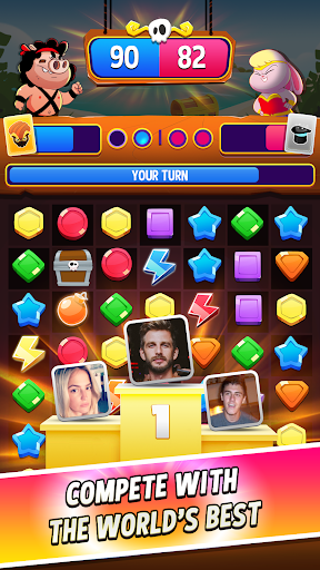 Match Masters - PVP Match 3 Puzzle Game 2,518 screenshot 1