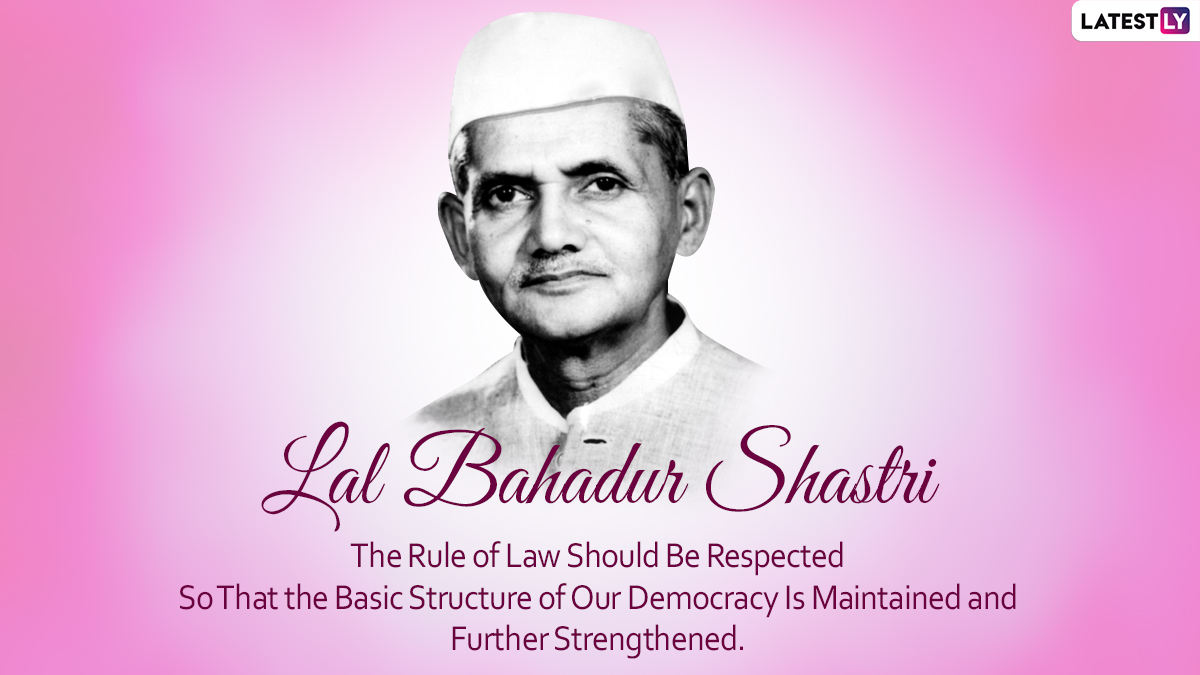 Lal Bahadur Shastri Death Anniversary 2023 Quotes & HD Pictures: Slogans, Photos and Wallpapers To Share Remembering the Indian Freedom Fighter and Former Prime Minister