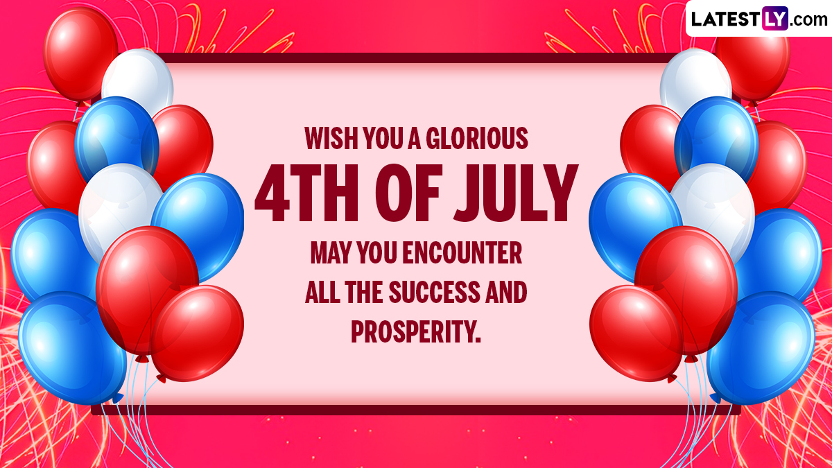 Fourth of July 2023 Images & HD Wallpapers for Free Download Online: Wish Happy US Independence Day With WhatsApp Stickers, Quotes and SMS to Family and Friends