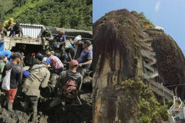 WATCH: Piedra del Peñol Landslide Video Viral: 15 Injuries Reported So Far