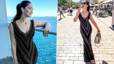 Sara Tendulkar Mesmerises in an All-Black Dress While Holidaying in Cannes, Shares Snippets From Her Cruise Adventure (View Pics) - OKEEDA